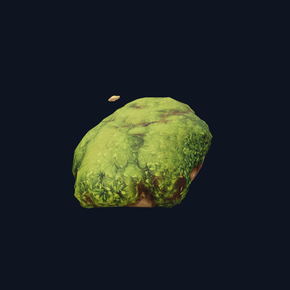 Lush Mossy Rock model pack